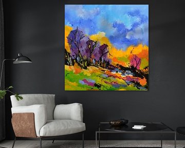 Colouful landscape sur pol ledent