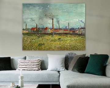 Fabrieken in Clichy, Vincent van Gogh