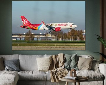 Air Malta Airbus A320 Neo en livrée Nickelodeon. sur Jaap van den Berg