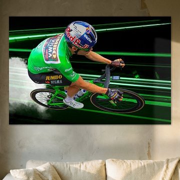 Green Wout Van Aert by FreddyFinn