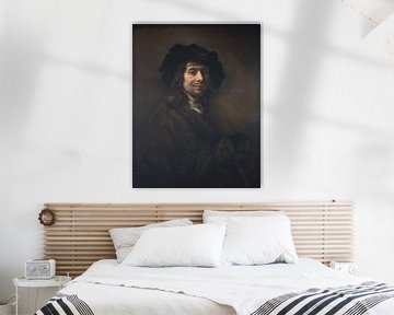 Portret van een jonge man, werkplaats van Rembrandt