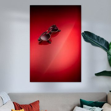 Sonnenbrille auf Mazda MX5 ND in Soul Red Crystal Metallic