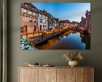 Blue hour in the old town of Colmar by Werner Dieterich