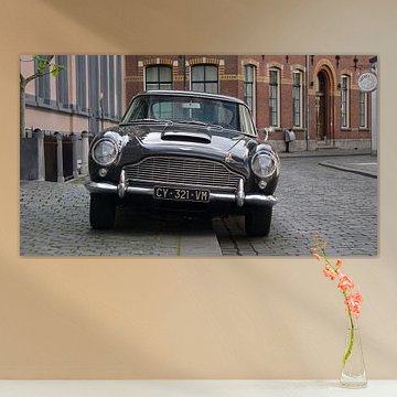 Aston Martin DB5 in urban environment