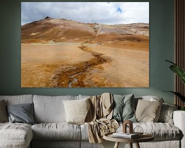 De zwavelvelden van Myvatn op IJsland van MPfoto71