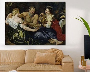 Lot en zijn dochters, Peter Paul Rubens