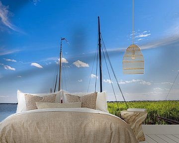 Segelschiffe im Hafen von Wieck auf dem Fischland-Darß von Rico Ködder