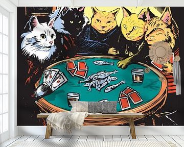 Poker katten van LuCreator