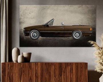 BMW 3 series type E30 convertible in copper brown by aRi F. Huber