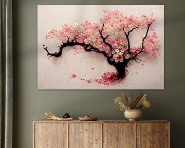 Baum mit Blüte von Bert Nijholt