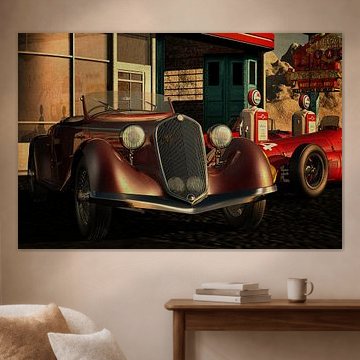 Alfa Romeo 6c, 2300, Pescara de 1934 sur la route 66