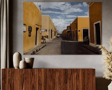 Street scene Izamal, Mexico by Britt Laske