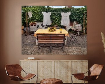 scène historique du jour de la lessive