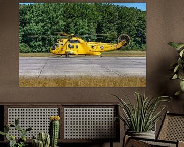 Voormalige Royal Air Force Westland Sea King (SAR). van Jaap van den Berg