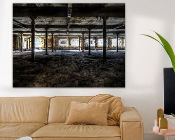 Abandoned German factory