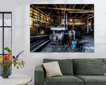 Abandoned German factory