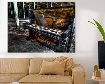 Abandoned Factory Germany HDR Piano
