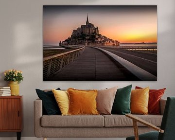 Le Mont Saint Michel van Lex van Lieshout