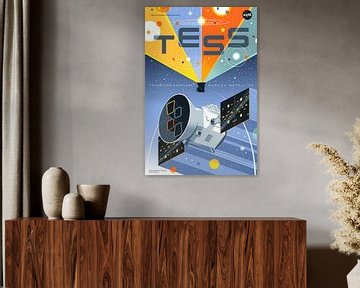 Poster du télescope spatial TESS