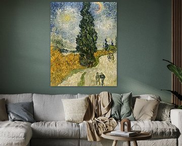 Cypres bij sterrennacht, Vincent van Gogh