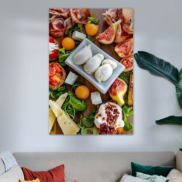 Planche avec antipasti italiens