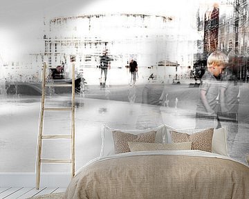 Der Springbrunnen im Leidsche Rijn Einkaufszentrum