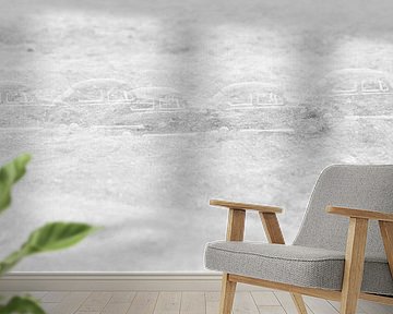 Der schwarze Käfer hebt ab