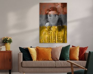 Collage einer abstrakten Frau - Look after me von MadameRuiz