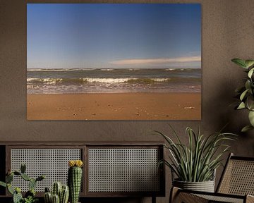 Beach and waves by Michael Ruland