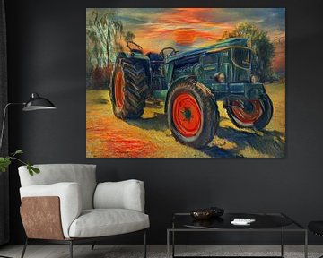 Trekker Deutz 06 Style van Edvard Munch van Christian Lauer