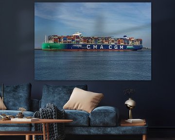 CMA CGM-Containerschiff "Trocadero". von Jaap van den Berg