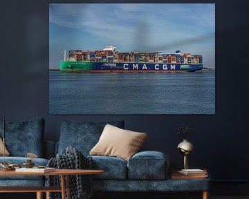 CMA CGM containerschip "Trocadero". van Jaap van den Berg