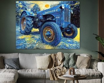 Trekker Hanomag R35 Style van Van Gogh van Christian Lauer