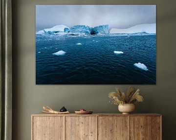 Eisberg im Ilulissat-Eisfjord - Diskobucht, Grönland von Martijn Smeets