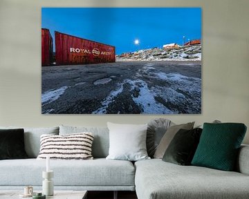 Container in the port of Aasiaat - Disko Bay, Greenland by Martijn Smeets
