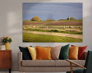 Wadden Sea floodplains near Moddergat by Rob Boon