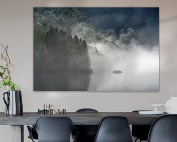 Morning fog on the lake by Ralf Lehmann