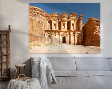 Ad Deir à Petra, Jordanie sur x imageditor