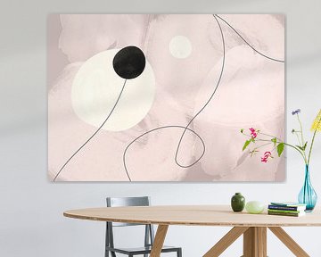 Scandinavisch Mid Eeuw Minimalisme Abstract van Mad Dog Art