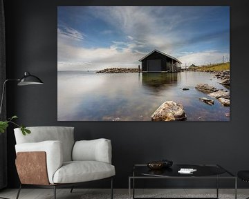 Boat house in beautiful clear water by KB Design & Photography (Karen Brouwer)