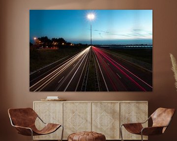 Highway A59 Light Trails Drunen by Zwoele Plaatjes