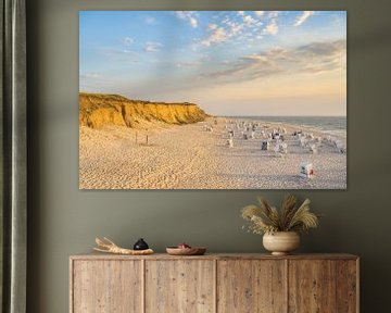 Red cliff on Sylt by Michael Valjak