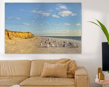 Beach near the Red Cliff on Sylt by Michael Valjak