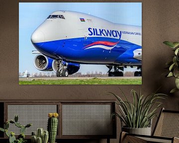 Boeing 747-8 Cargo von Aserbaidschan Cargo Silkway. von Jaap van den Berg