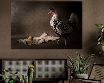 Chicken still life by ramona stoker