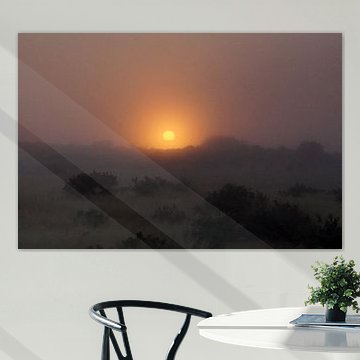 Sunrise in the early morning