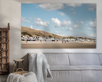 Ein sonniger Tag am Strand bei Vlissingen von Tom Haak