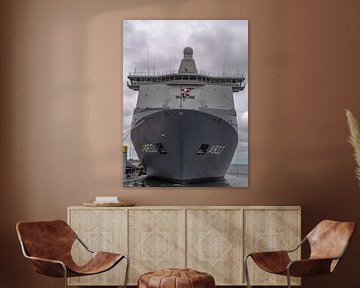 Voorkant van een Marine schip