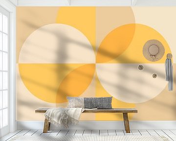 Scandinavische Retro Abstractie van Mad Dog Art