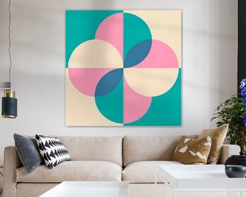 Scandinavian retro abstraction by Mad Dog Art